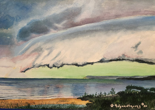 Roll Storm Cloud over Lake Michigan