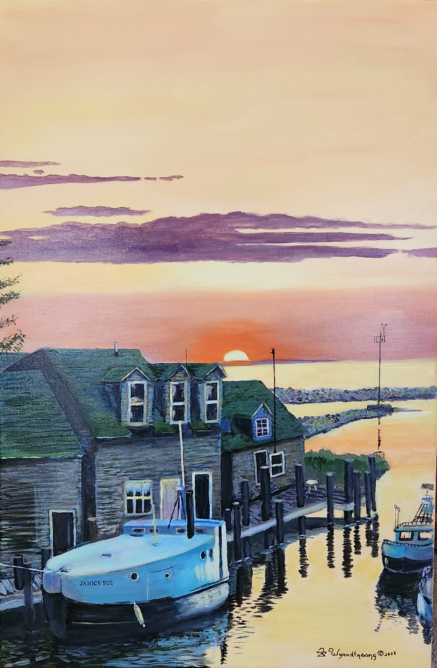 "Fishtown at Sunset"